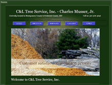 Tablet Screenshot of candltreeservice.net